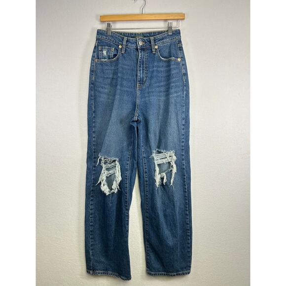 Wild Fable super high rise, distressed, baggy jeans, 6/28 - Picture 1 of 9
